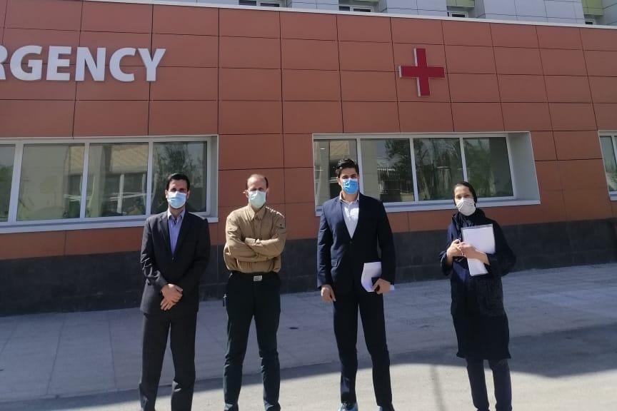 بازدید کارشناس تجهیزات پزشکی معاونت درمان از بیمارستان مرکز طبی2 (حکیم) 